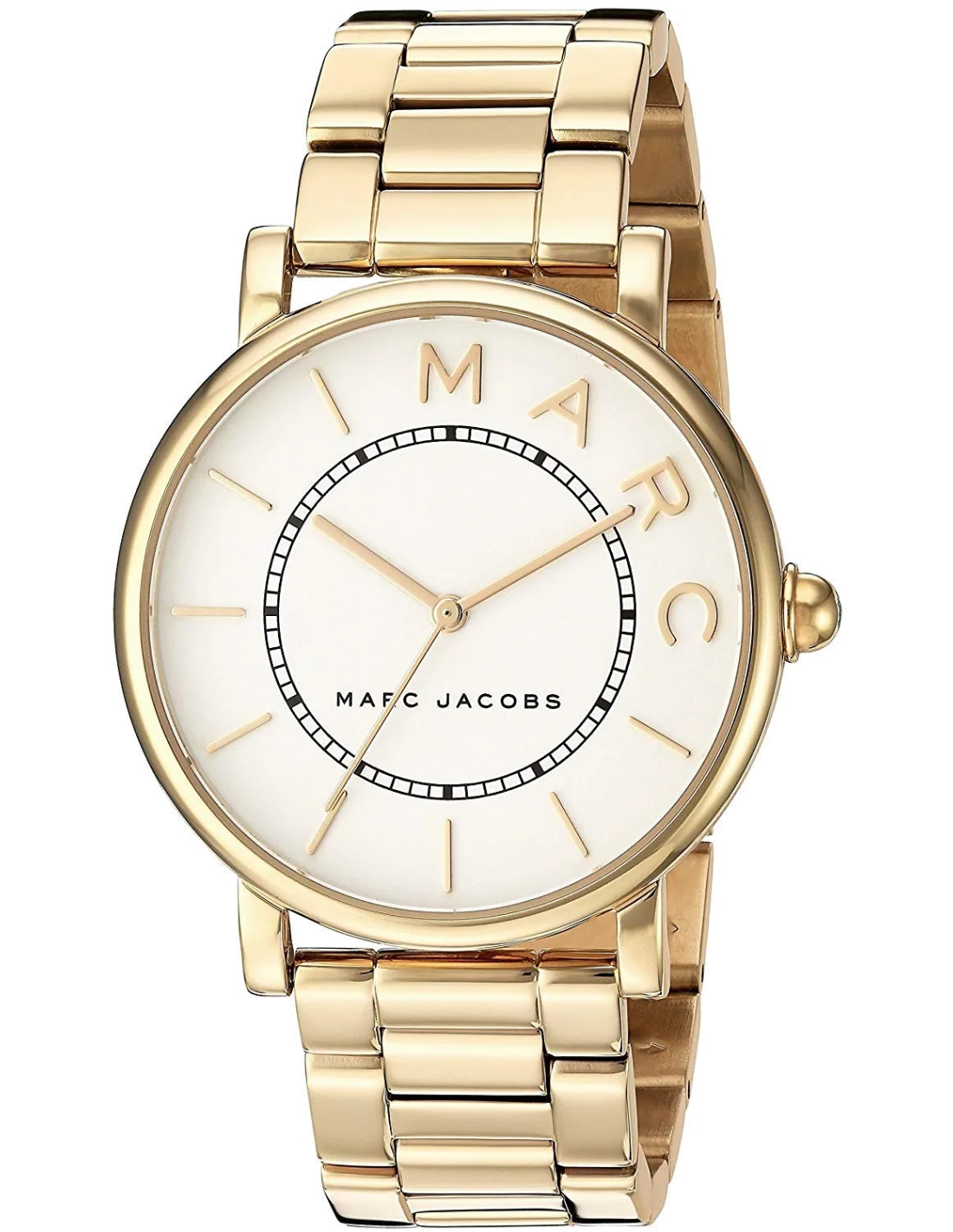 Montre Femme Marc Jacobs Roxy MJ3522 Cadran Blanc Bracelet Or