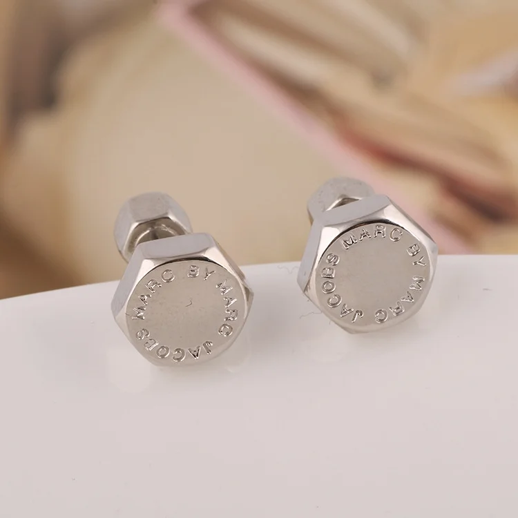 Boucles d'oreilles pour femme Marc by Marc Jacobs en acier argenté - Réf. M3PE565-S vue 3