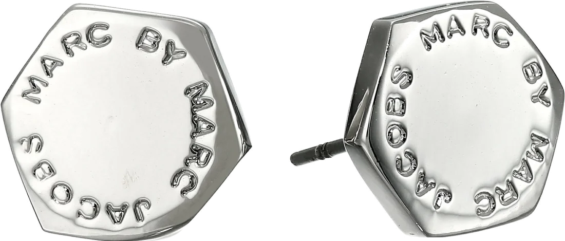 Boucles d'oreilles pour femme Marc by Marc Jacobs en acier argenté - Réf. M3PE565-S