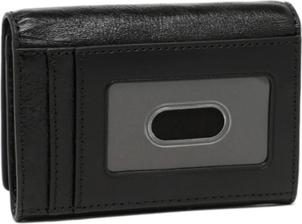 Portefeuille Marc Jacobs double J en cuir véritable noir vue 4