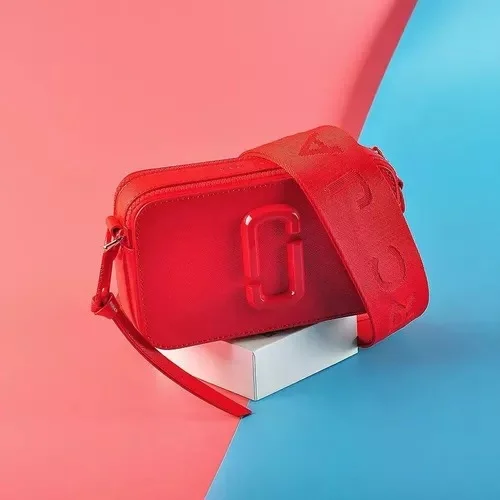 Sac à main bandoulière Marc Jacobs The Snapshot pour femme, Germanium Rouge - Réf. M0014867-612 vue 4