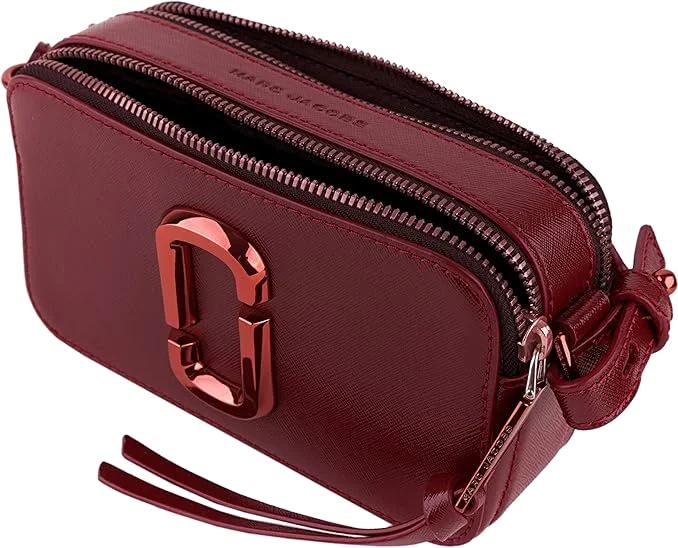 Sac à main bandoulière Marc Jacobs The Snapshot Bordeaux pour femme - Réf. M0015476-615 vue 2