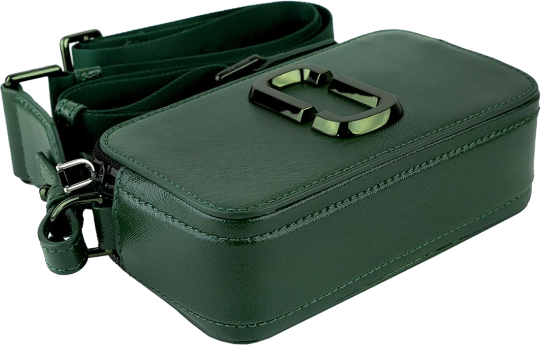 Sac à main bandoulière Marc Jacobs The Snapshot - Vert Olive - Réf. M0015476-390 - Pour Femme vue 4