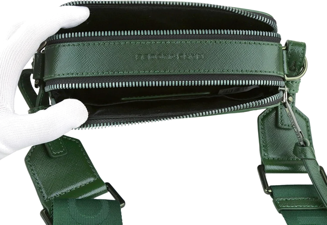 Sac à main bandoulière Marc Jacobs The Snapshot - Vert Olive - Réf. M0015476-390 - Pour Femme vue 6