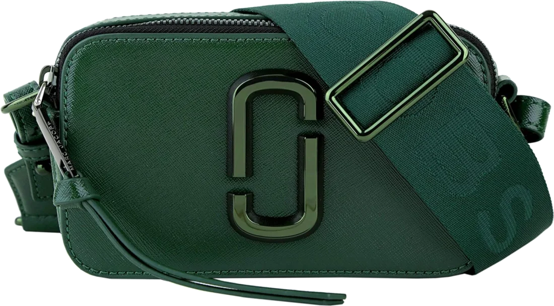 Sac à main bandoulière Marc Jacobs The Snapshot - Vert Olive - Réf. M0015476-390 - Pour Femme