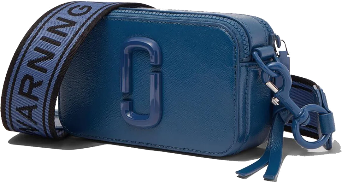 Sac à main bandoulière Marc Jacobs The Snapshot Hudson River Bleu - Réf. M0014867-420 vue 2