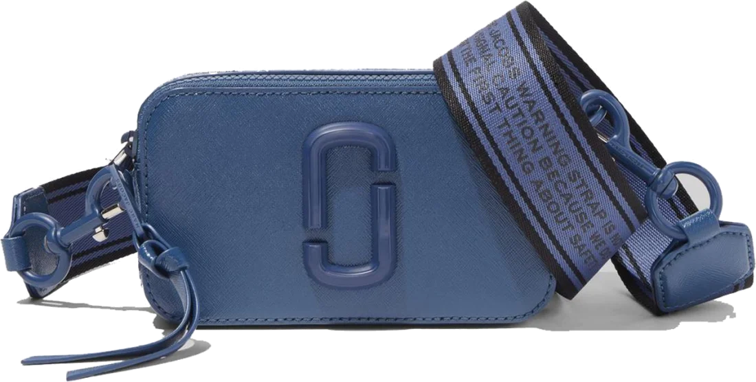 Sac à main bandoulière Marc Jacobs The Snapshot Hudson River Bleu - Réf. M0014867-420