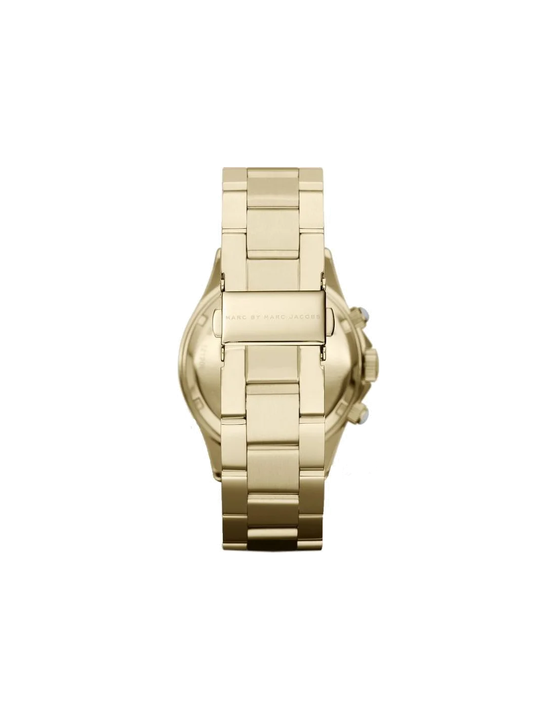 Montre Marc by Mac Jacobs Rock Chrono MBM3188 Bracelet doré jaune en acier vue 2