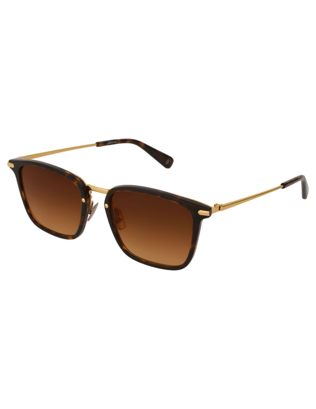 Lunettes de soleil Brioni Casual Luxury BR0037S - Havana - Or
