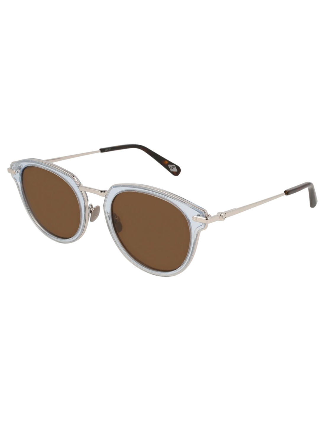 Lunettes de soleil Brioni BR0039S - Bleu - Argenté