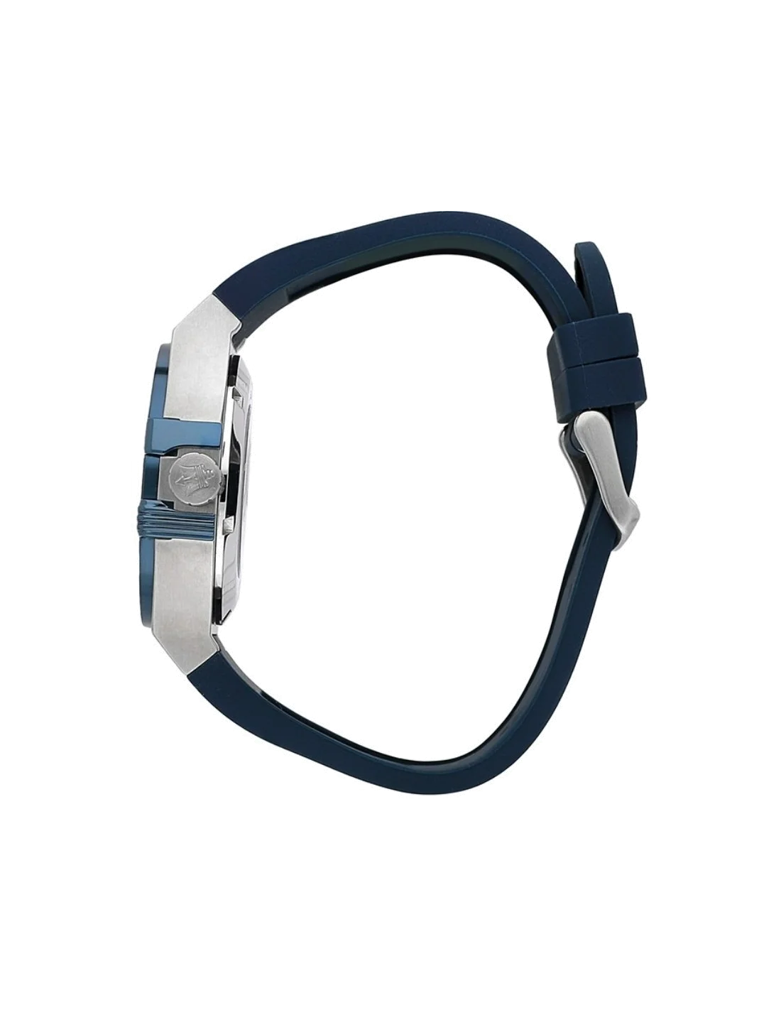 Maserati Potenza R8821108028 - Montre automatique homme avec cadran squelette et bracelet silicone bleu vue 3