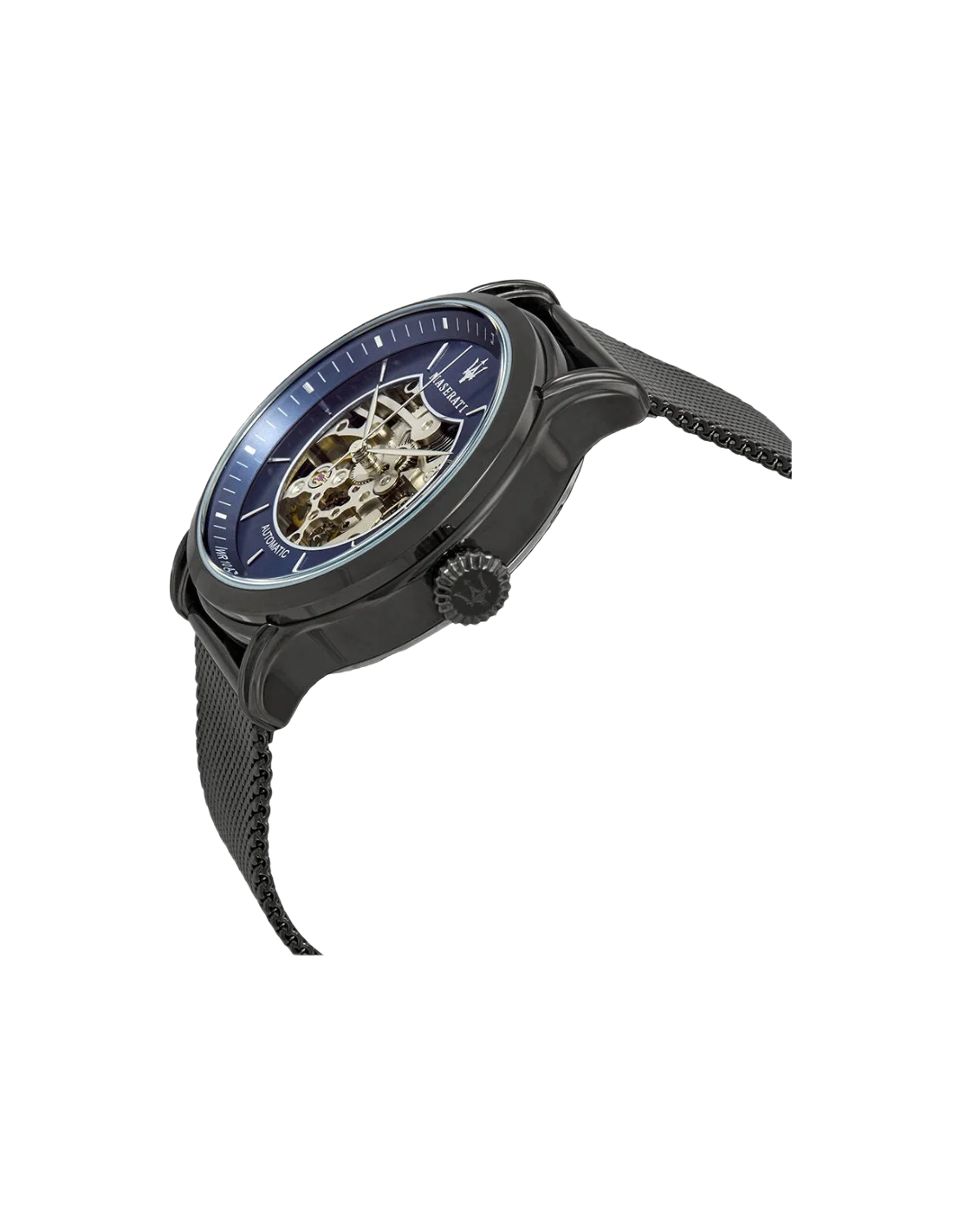 Montre Maserati Epoca Automatique Squelette 42mm Acier Noir R8823118002 pour Homme vue 3