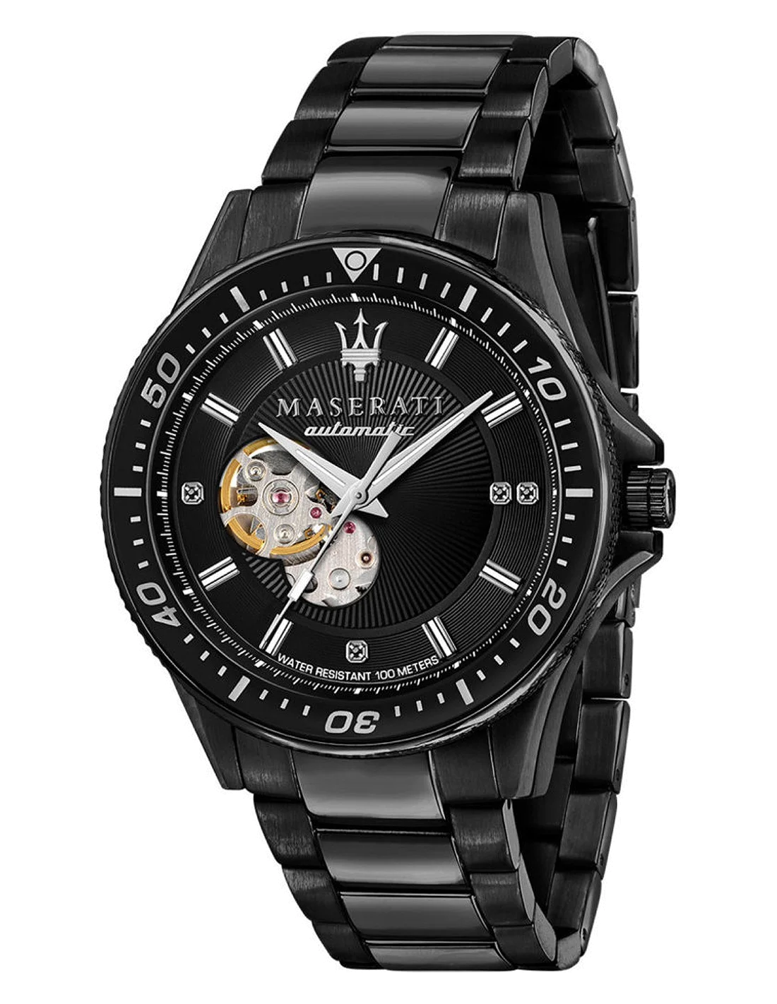 Montre Homme Maserati Sfida Automatique Édition Limitée Noire R8823140005