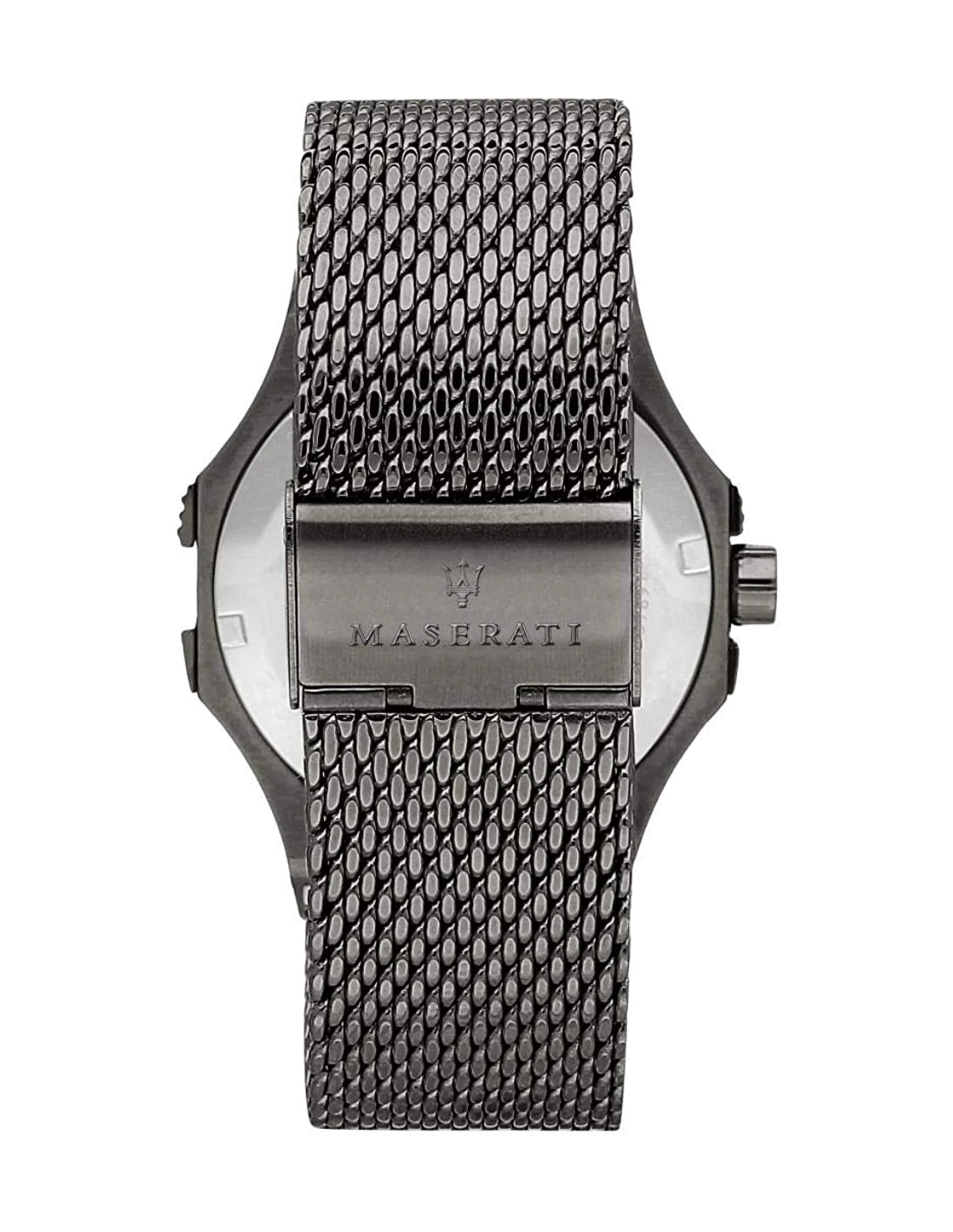 Montre Homme Maserati Potenza R8853108005 Cadran Bleu Bracelet Maille Milanaise Gris vue 3