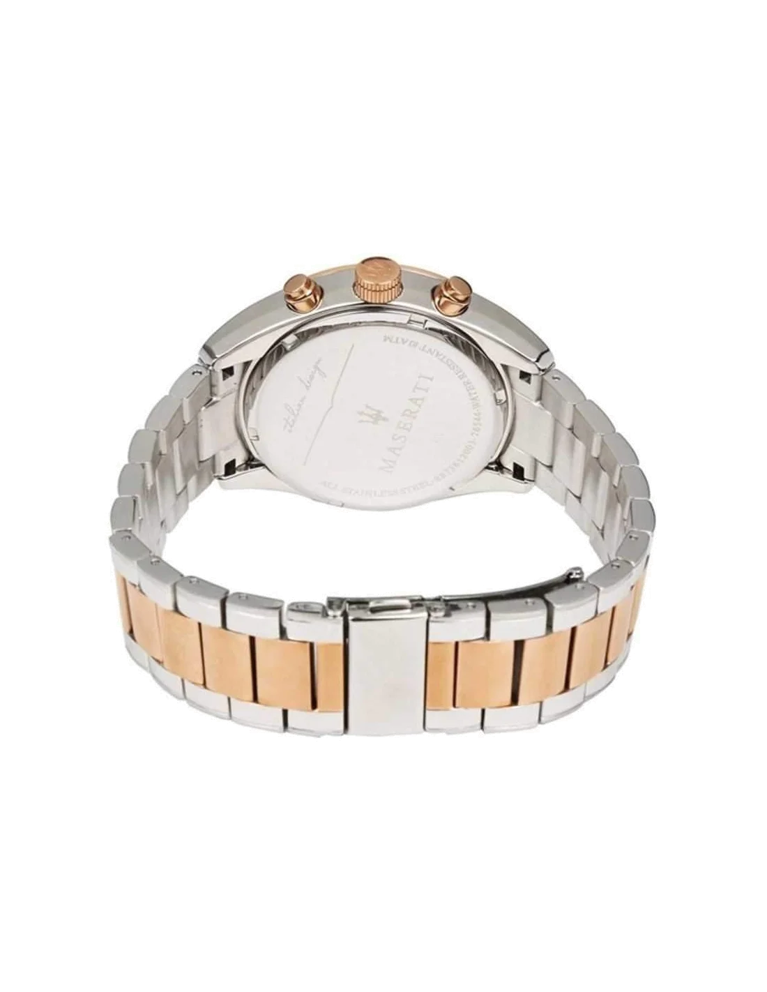 Maserati Traguardo R8873612003 - Montre Homme Sport Acier Bicolore Or Rose et Argent vue 2