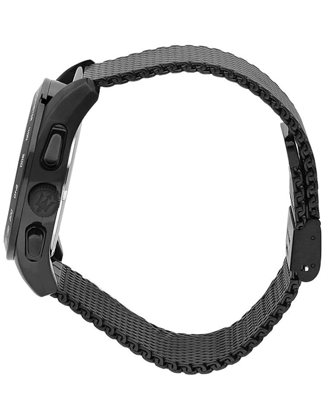 Montre Homme Maserati Traguardo R8873612031 - Boîtier et bracelet acier noir vue 2