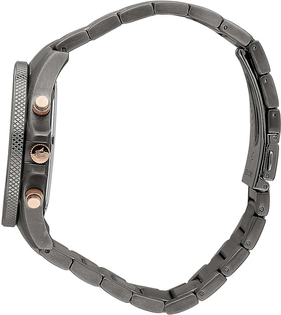 Montre Maserati Sfida R8873640001 - Chronographe Homme Cadran Bleu, Boîtier Acier Gris vue 3