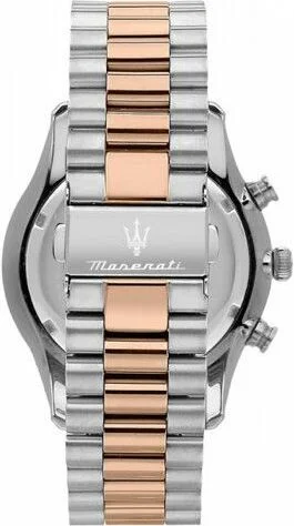 Maserati Tradizione Chronographe Homme - Cadran Blanc, Bracelet Acier - Réf. R887364002 vue 3