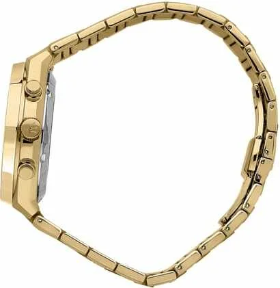 Montre Homme Maserati Stile R8873642001 en acier doré jaune et cadran noir vue 4