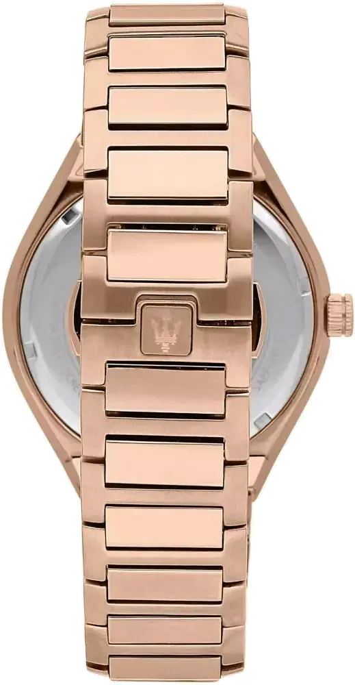 Montre Homme Maserati R8873642007 - Boîtier Or Rose 43mm, Cadran Noir, Quartz vue 4