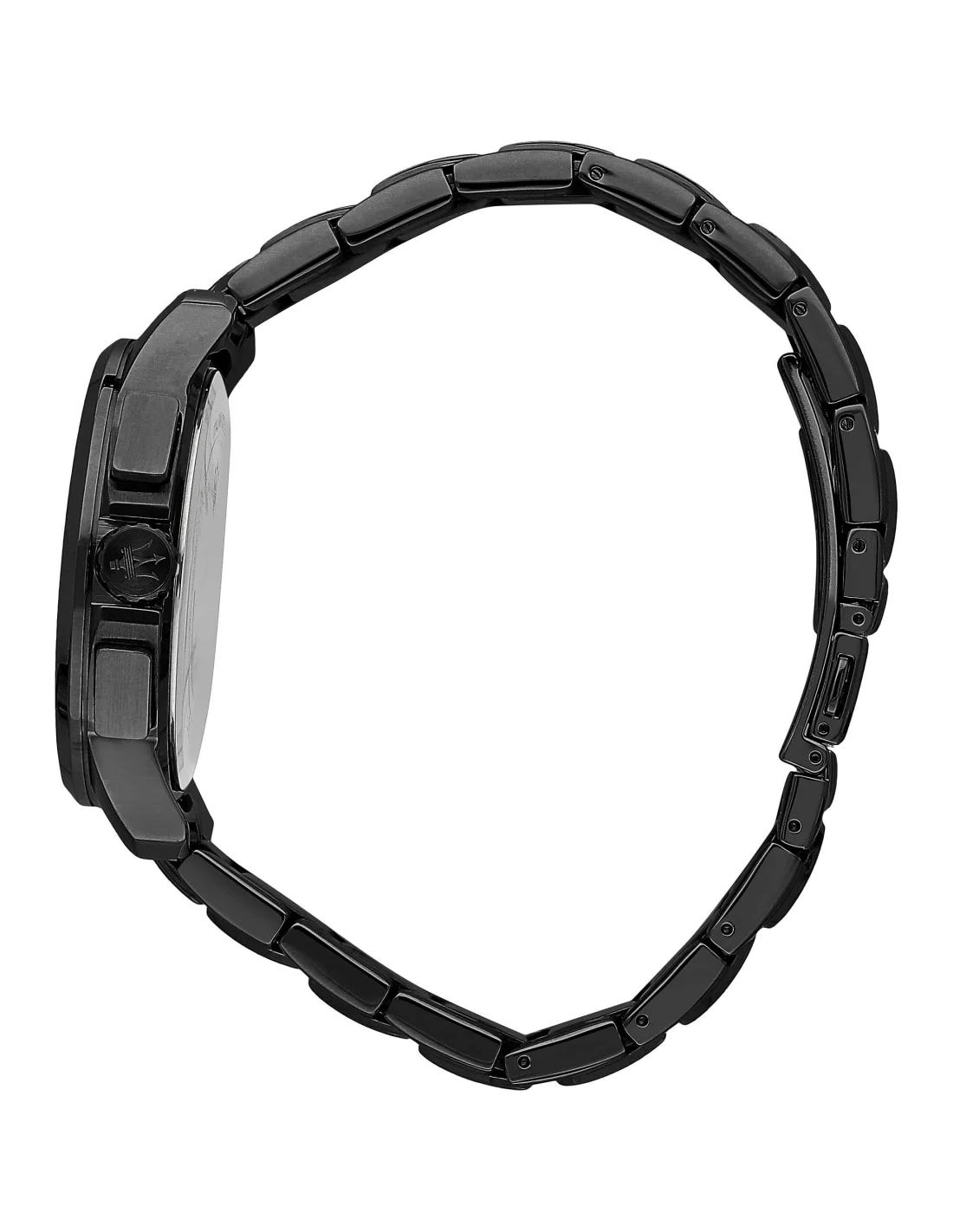 Montre Homme Maserati Successo Aqua Edition R8873644003 - Boîtier Acier Noir, Cadran Noir et Accents Turquoise vue 3