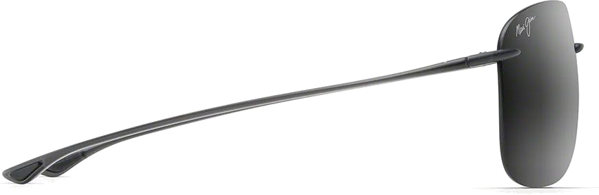 Lunettes de soleil Maui Jim Hikina MJ445-11M - Monture gris mat unisexe, verres polarisés gris vue 2