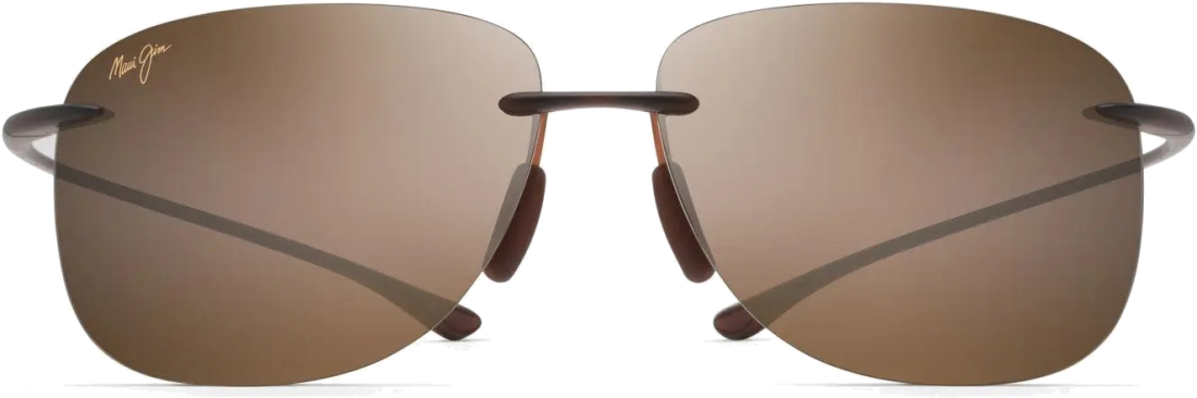 Lunettes de soleil Maui Jim Hikina marron H445-26M verres polarisés - Marron vue 2