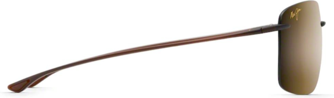 Lunettes de soleil Maui Jim Hikina marron H445-26M verres polarisés - Marron vue 3