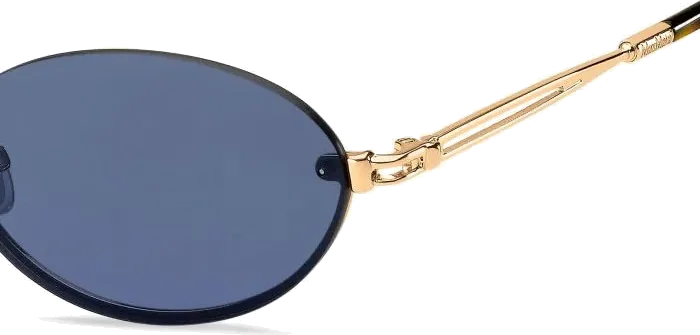 Lunettes de soleil Max Mara MM Bridge II ovale - Monture métal pour femme vue 3