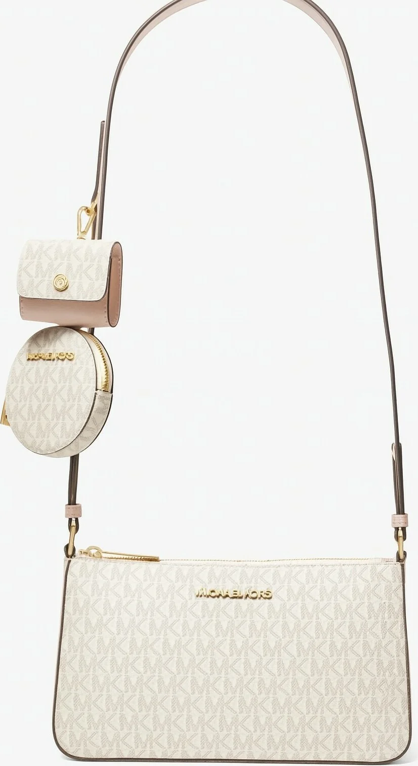 Sac à épaule Michael Kors Jet Set Travel en PVC à logo - Réf. 35S1GTVC3B - Pour Femme