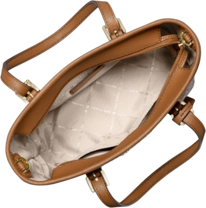 Sac à main Michael Kors Jet Set Travel XS à logo MK - Marron vue 3