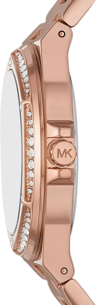 Montre Michael Kors Lennox MK1063 pour Femme, Cadran et Bracelet Or Rose vue 3