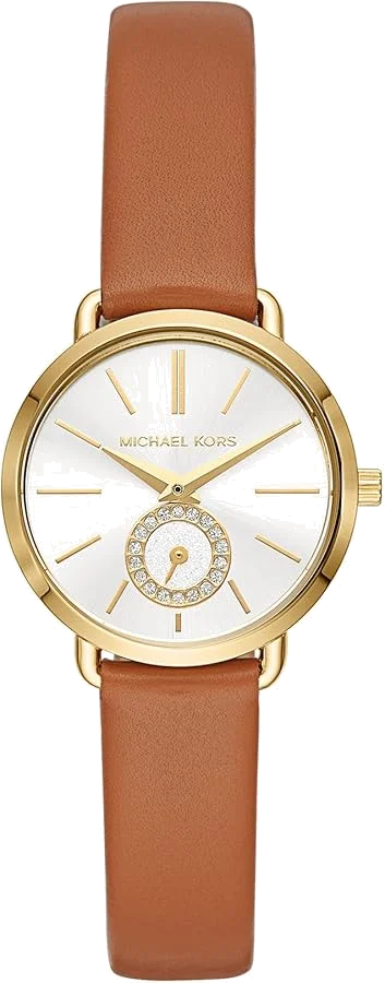 Montre Femme Michael Kors MK2734 - Cadran Doré, Bracelet Cuir Marron