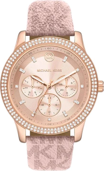 Montre Michael Kors MK2955 pour femme, cadran et bracelet en silicone rose