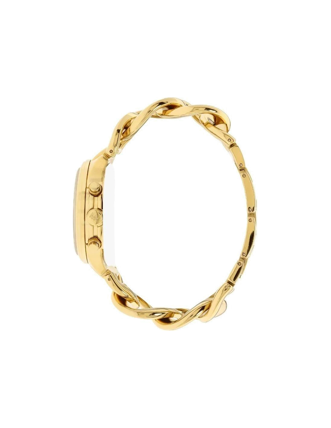 Montre Michael Kors MK3131 Femme - Chronographe Quartz, Cadran et Bracelet Chaîne Doré Jaune vue 3