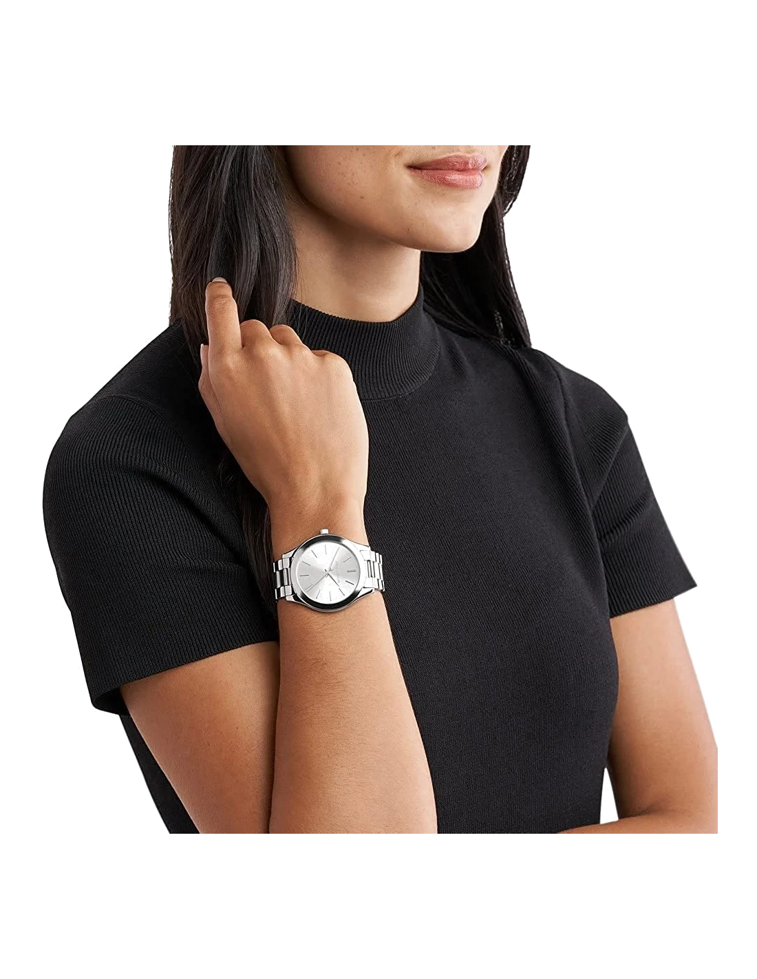 Montre Femme Michael Kors MK3178 Acier Inoxydable Argenté 42 mm vue 6