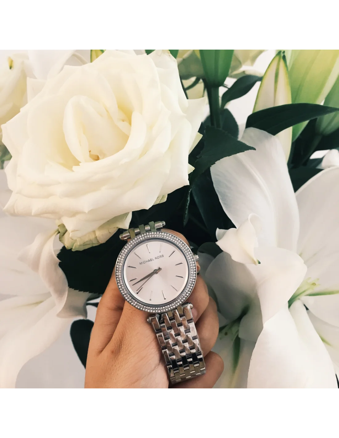 Montre Michael Kors Darci MK3190 Femme en Acier Doré, Cadran et Lunette à Cristaux vue 4