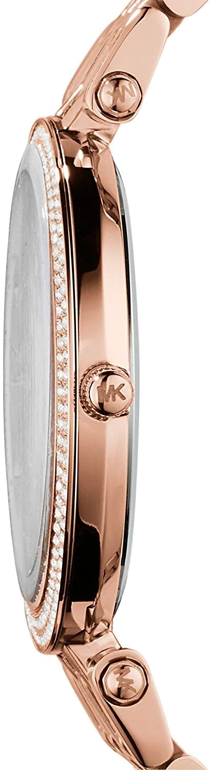 Montre Femme Michael Kors Darci MK3192 en Acier Or Rose à Cristaux vue 2
