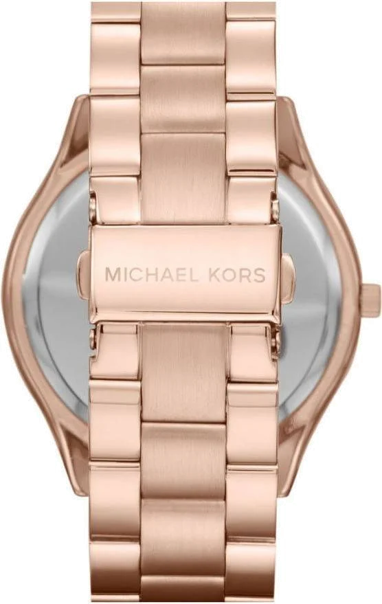 Montre Femme Michael Kors Runway MK3197 en Acier Or Rose vue 4