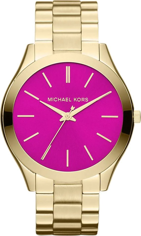 Montre Femme Michael Kors MK3264 - Cadran Fuchsia & Bracelet Or Acier