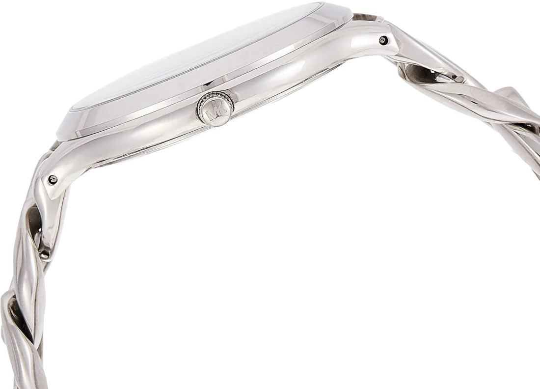 Montre Femme Michael Kors MK3279 Runway - Cadran et Bracelet Chaîne en Acier Argenté vue 3