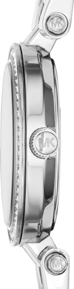 Montre Femme Michael Kors MK3294 Acier Argenté avec Bracelet Maille Milanaise vue 3