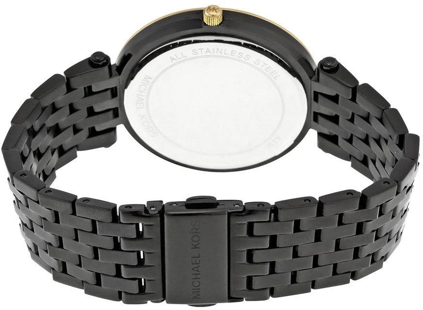 Montre Femme Michael Kors Darci MK3322 en Acier Noir et Doré vue 3