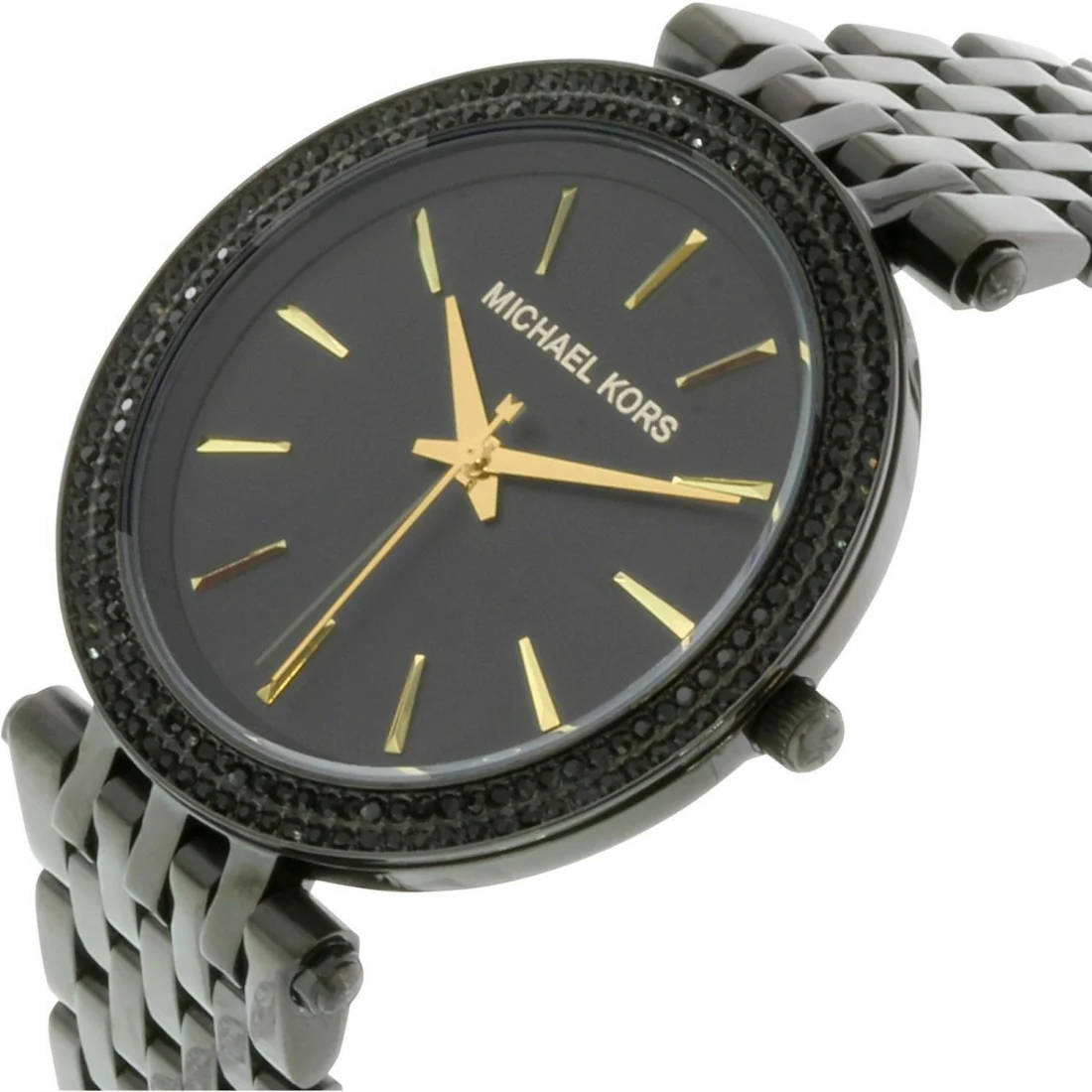 Montre Femme Michael Kors Darci MK3337 en Acier Noir à Brillants Noirs vue 2