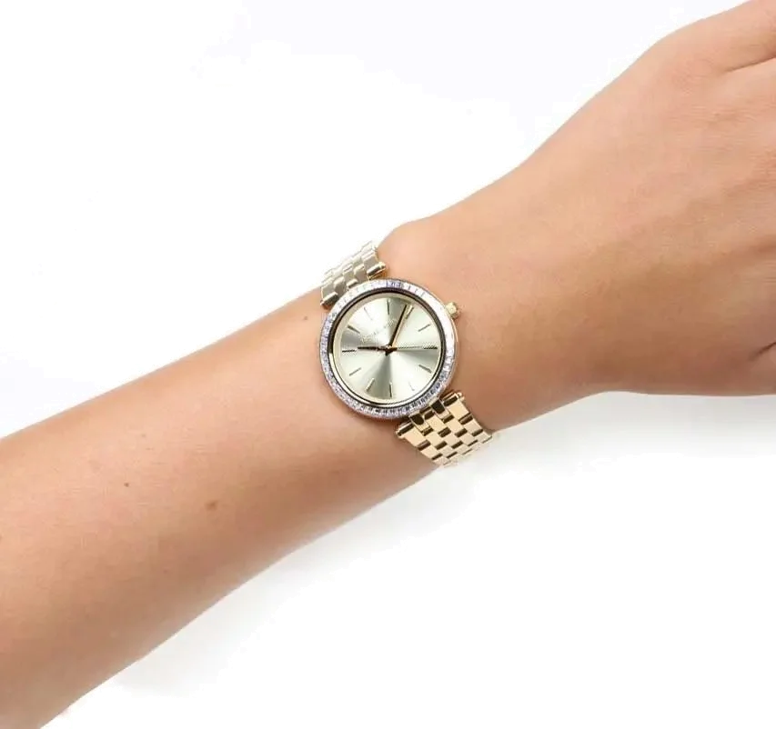 Montre Michael Kors Darci MK3365 pour Femme, Cadran Doré 33mm en Acier Doré vue 5