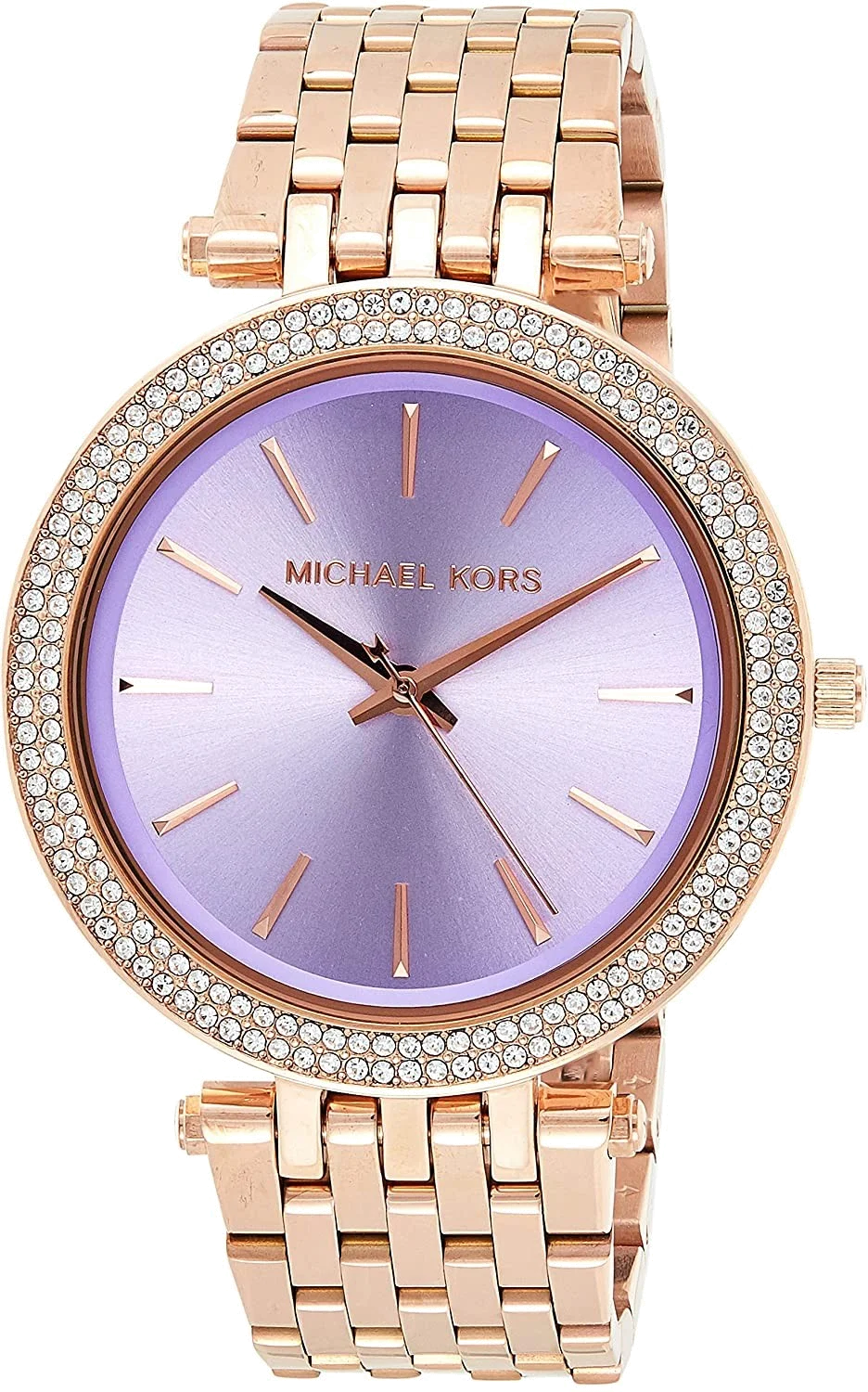 Montre Femme Michael Kors MK3400 - Boîtier Or Rose & Cadran Violet