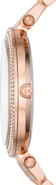 Montre Femme Michael Kors MK3400 - Boîtier Or Rose & Cadran Violet vue 2