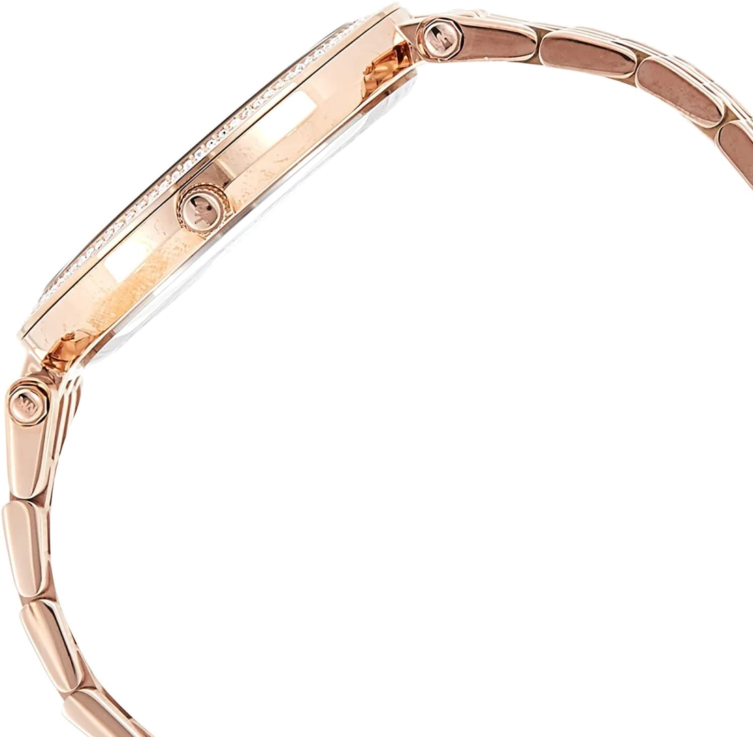 Montre Femme Michael Kors MK3400 - Boîtier Or Rose & Cadran Violet vue 3