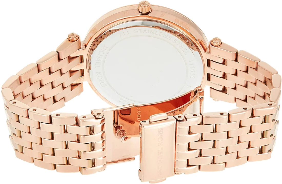 Montre Michael Kors Darci MK3402 pour Femme, Boîtier et Bracelet Or Rose vue 3