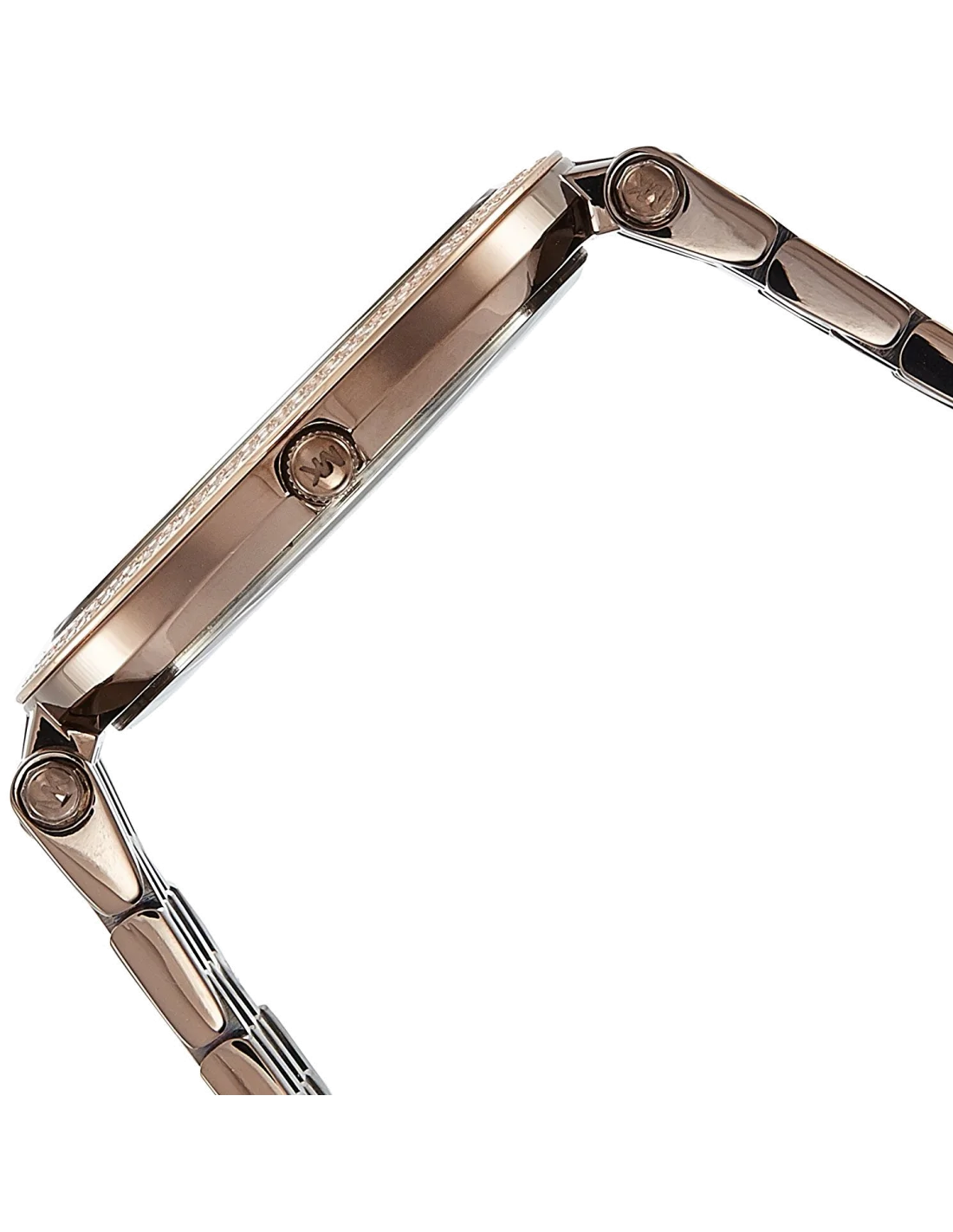 Montre Femme Michael Kors MK3416 Darci - Cadran et Bracelet Acier Marron, Lunette Cristaux vue 3